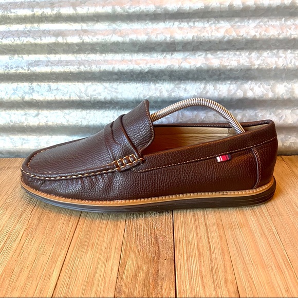 Phat Classic Men’s Brown Penny Loafers, Size 9.5 M - Picture 3 of 7